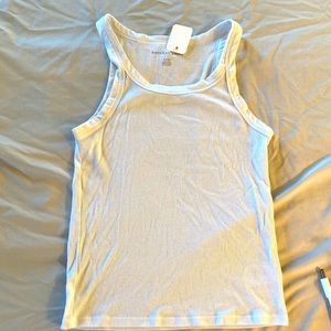 American Eagle thin, white, tank